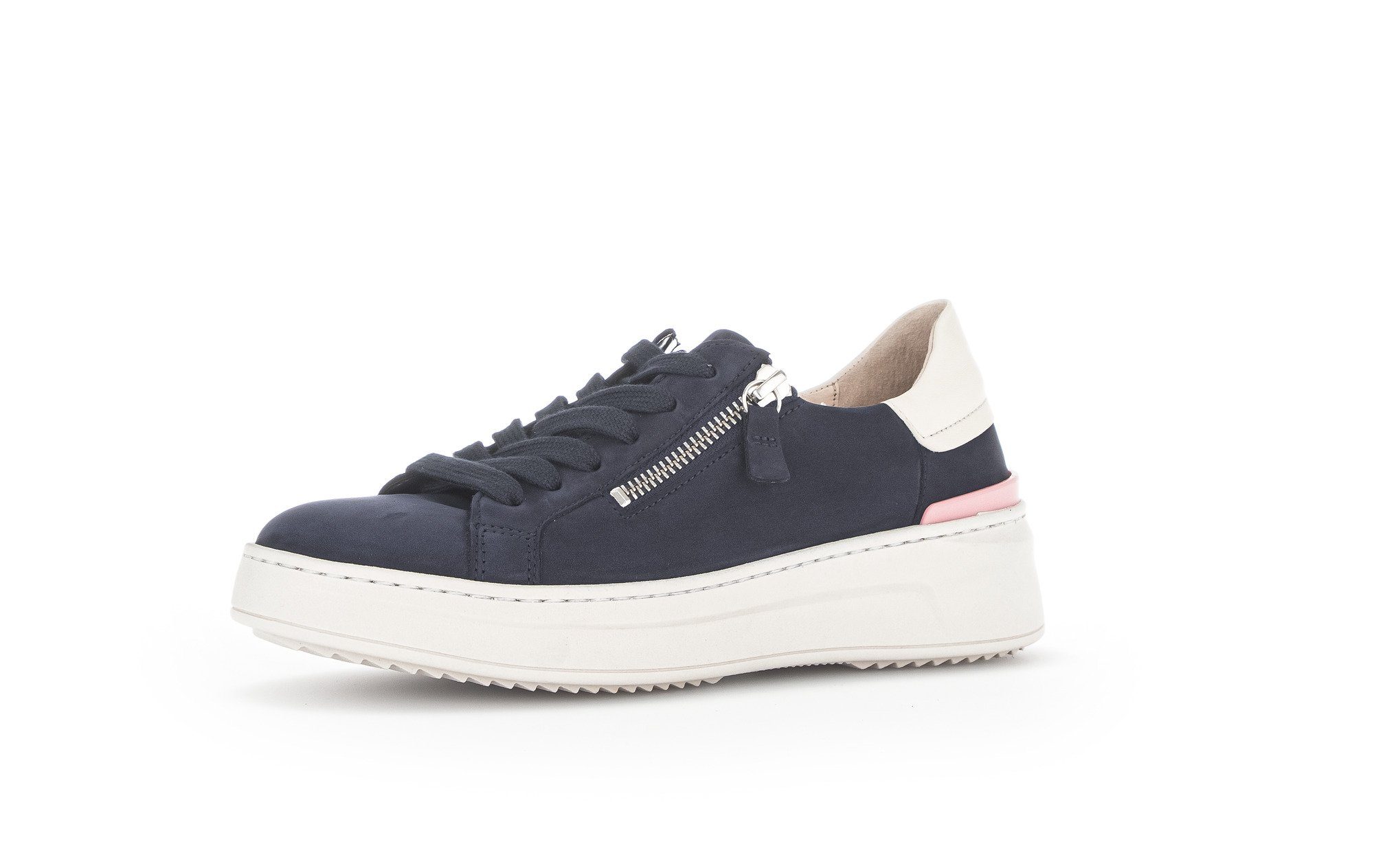 Gabor 16) / Sneaker Blau (blue/panna