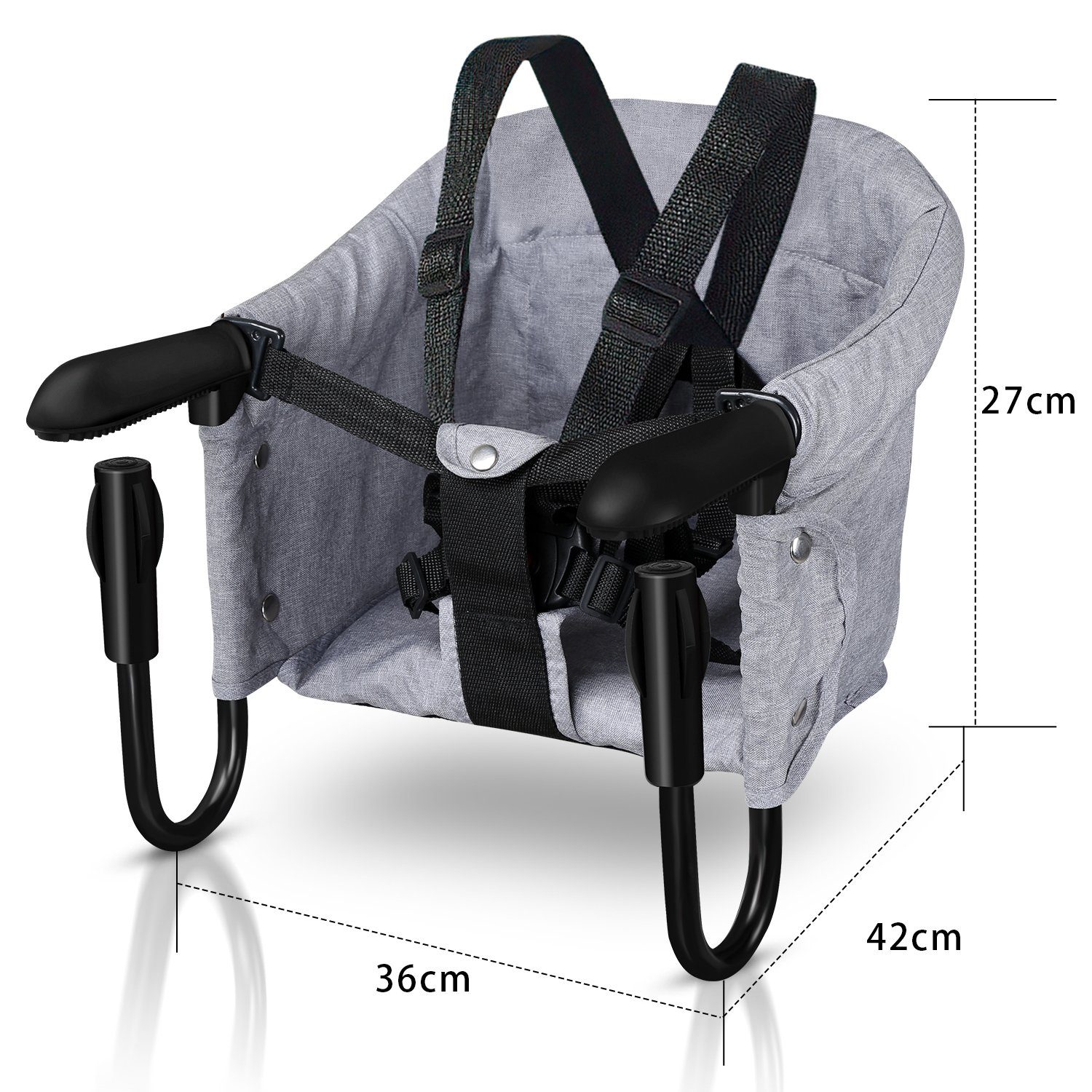 Gimisgu Tischsitz Tischsitz Hochstuhl Faltbarer Portable Sitzerhöhung Babysitz Stuhlsitz