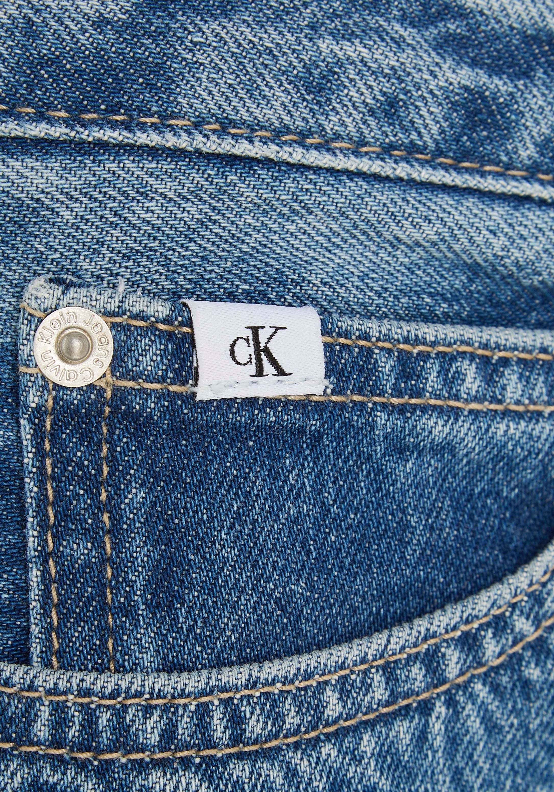 SKIRT A-LINE Calvin Klein Jeansrock MINI Jeans