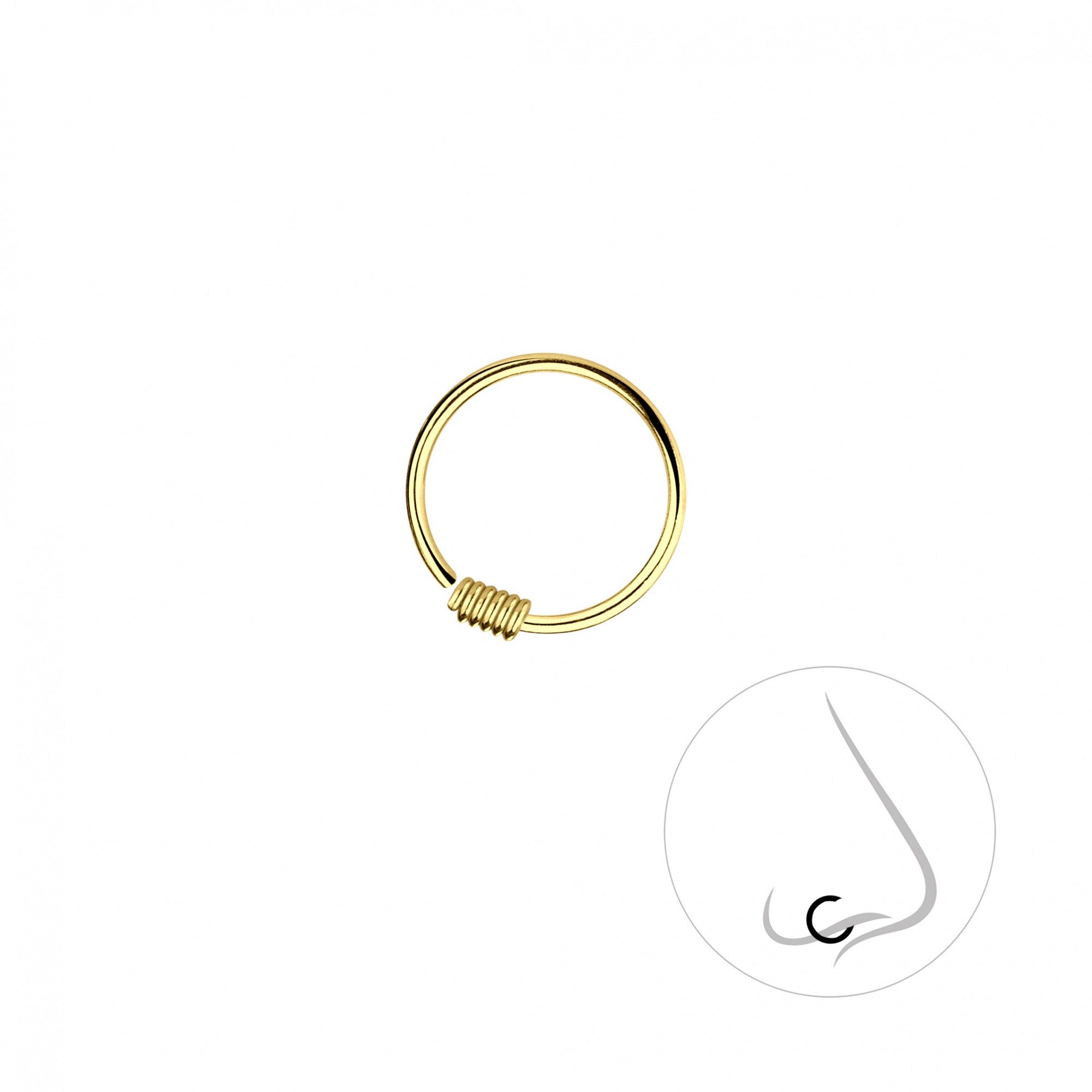 ALEXANDER YORK Nasenpiercing NASENRING 10 mm günstig online kaufen