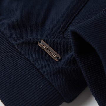vidaXL Sweatshirt Kinder-Sweatshirt mit Reißverschluss Marineblau 128