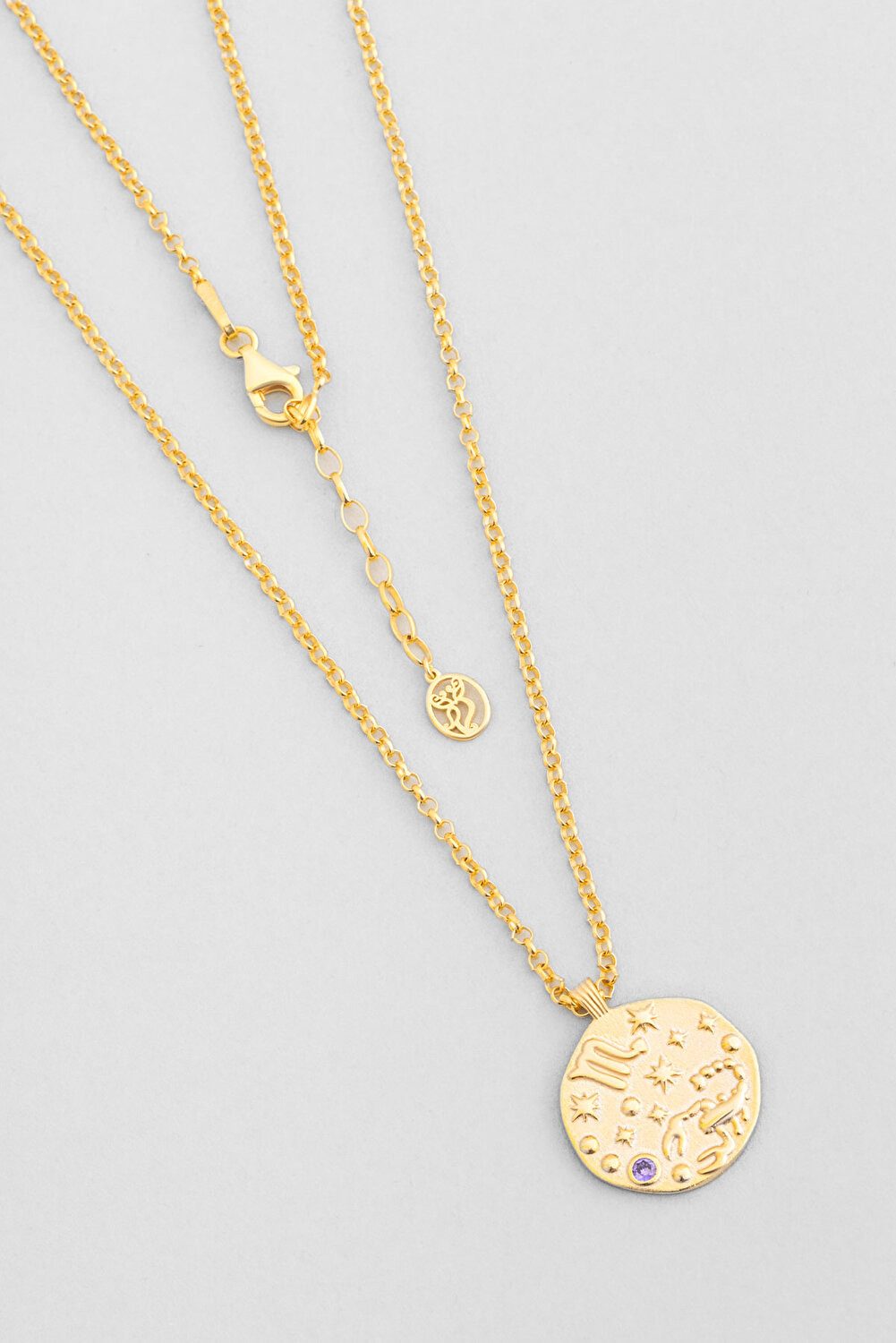 So CHIC... Collier Skorpion 18K Gelbgold beschichtet 45 cm Silber Halskette günstig online kaufen