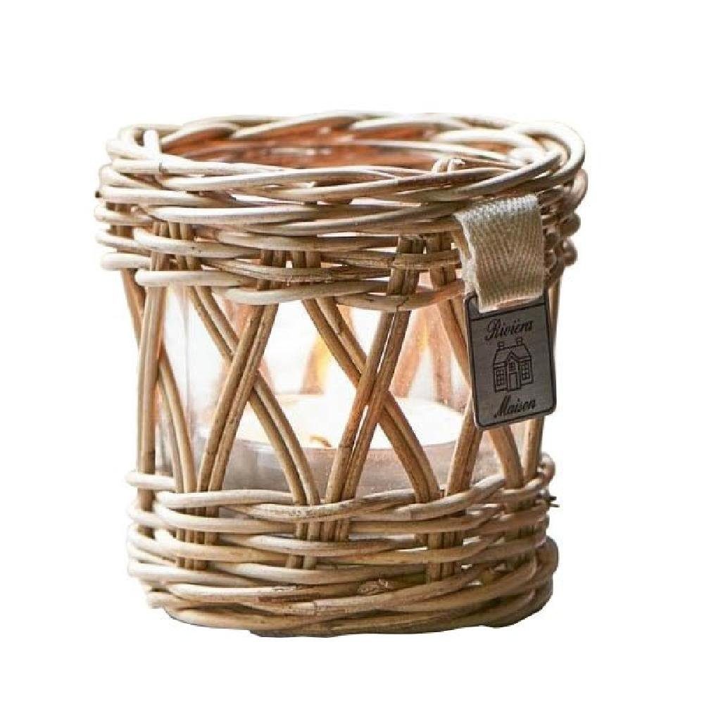 Rivièra Maison Dekoobjekt Teelichthalter Rustic Rattan günstig online kaufen