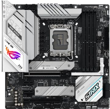 Asus ROG STRIX B760-G GAMING WIFI D4 Mainboard, Intel B760, ATX, DDR4 Speicher, PCIe 5.0, WiFi 6E, 3x PCIe 4.0 M.2