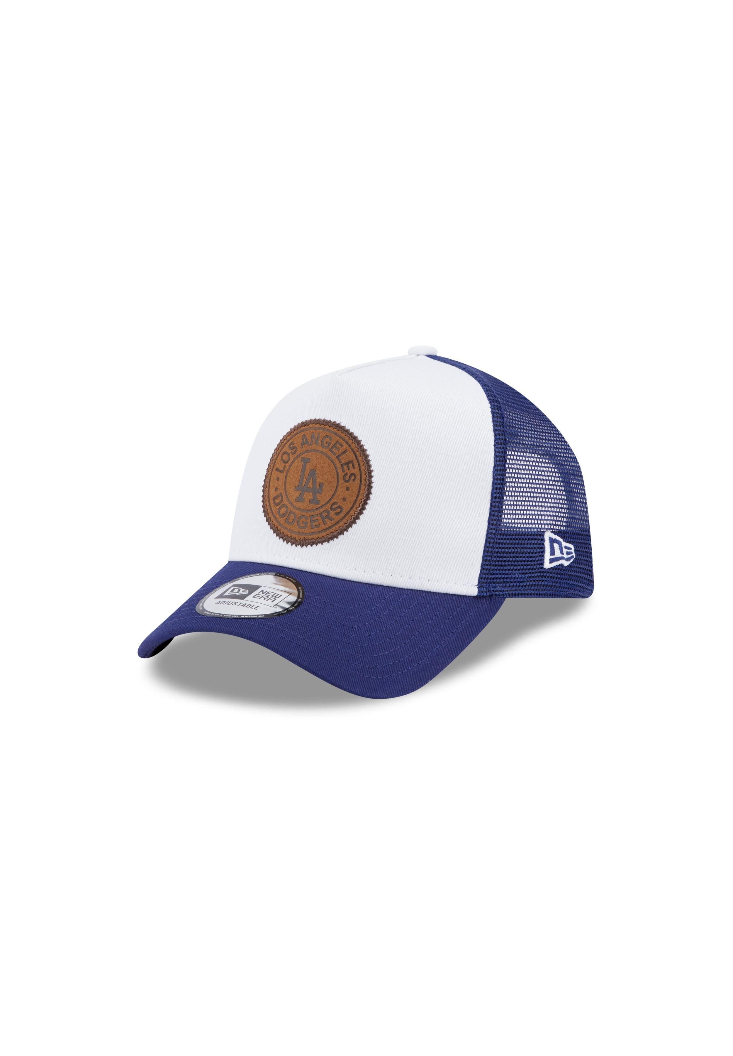 Baseball Cap Los Angeles Dodgers MLB Team Patch Royal White A-Frame Adjustable Truc