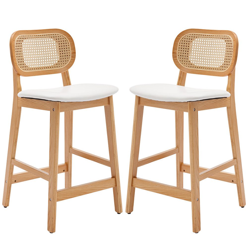 WAHSON OFFICE CHAIRS Barhocker Rattan 2/4er günstig online kaufen