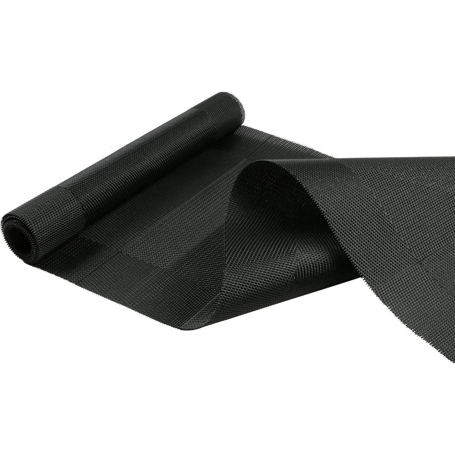 LuxusKollektion Tischläufer Tischläufer Schwarz Abwaschbar PVC 135cm