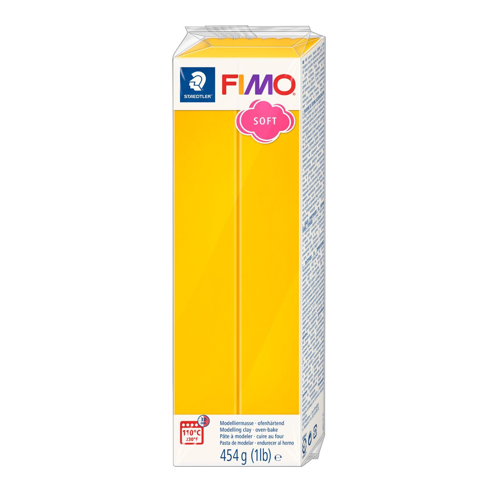 Modelliermasse STAEDTLER FIMO soft 8021 Modelliermasse - sonnengelb - 454 g
