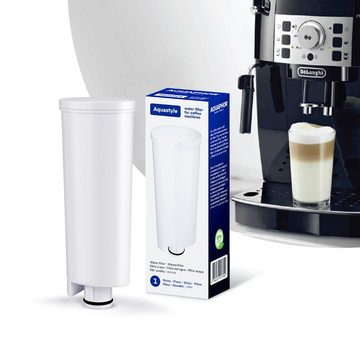 AQUAPHOR Kalk- und Wasserfilter 3er Pack Aquastyle Wasserfilter für DeLonghi™ Kaffeemaschine, Zubehör für DeLonghi™ BCO, ECAM, ESAM, ETAM, Filtert Kalk, Chlor, schütz die Kaffeemaschine /