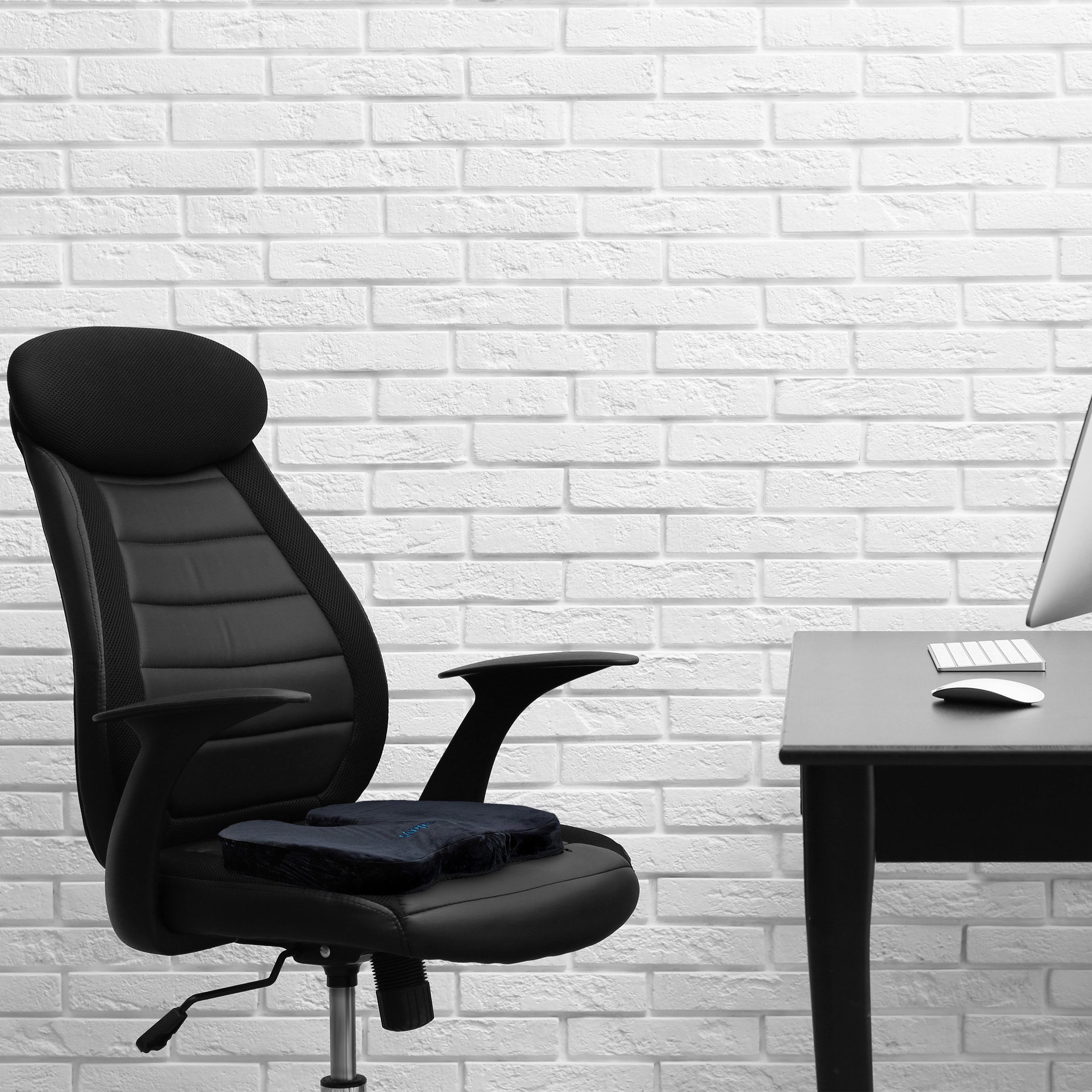 relaxdays Stuhlkissen Ergonomisches Sitzkissen