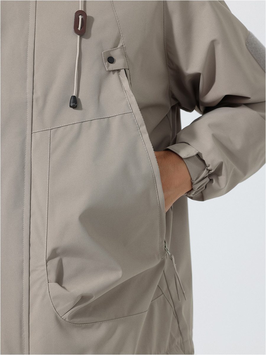 YOUTHUP Funktionsjacke Herren Regenjacken Leichte Outdoor Windjacke mit Kapuze