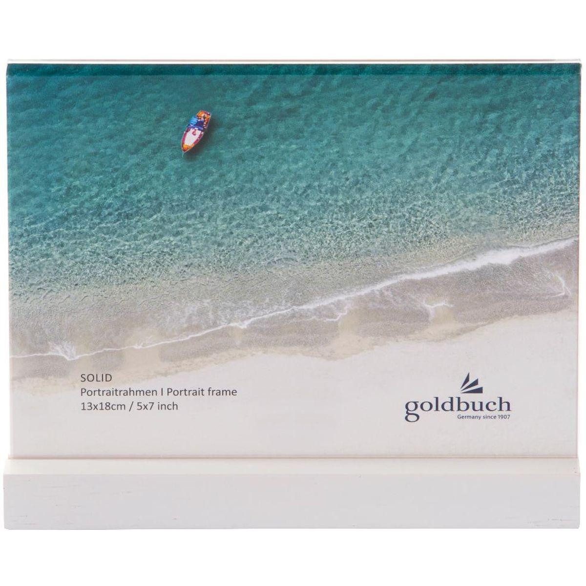 Goldbuch Bilderrahmen 950023 Solid 13x18cm weiß