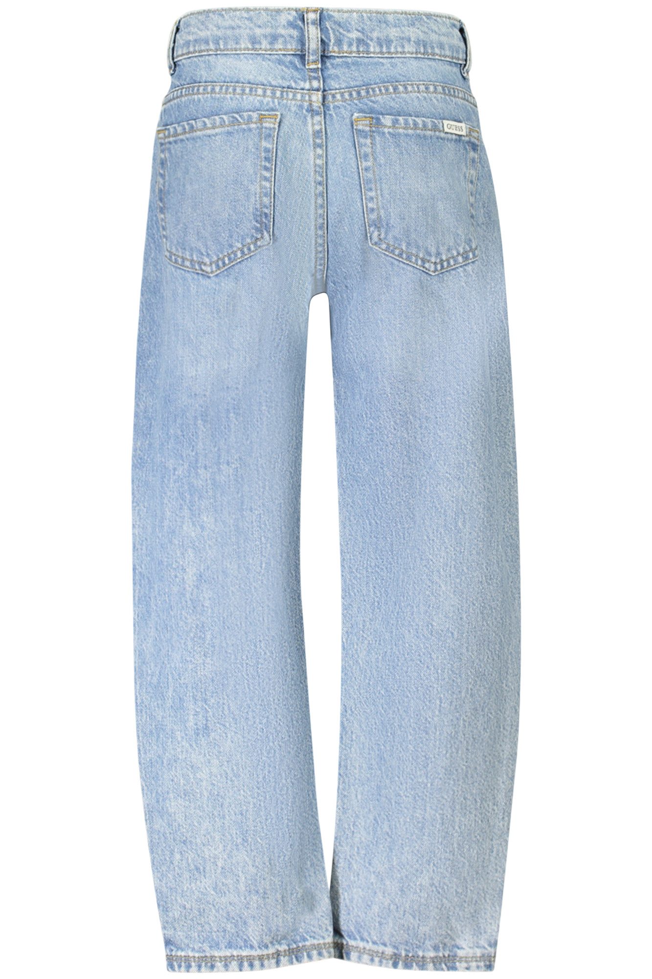GUESS JEANS 5-Pocket-Jeans Stylische Mädchen-Jeans in Hellblau mit verstellbarem Innengummizug