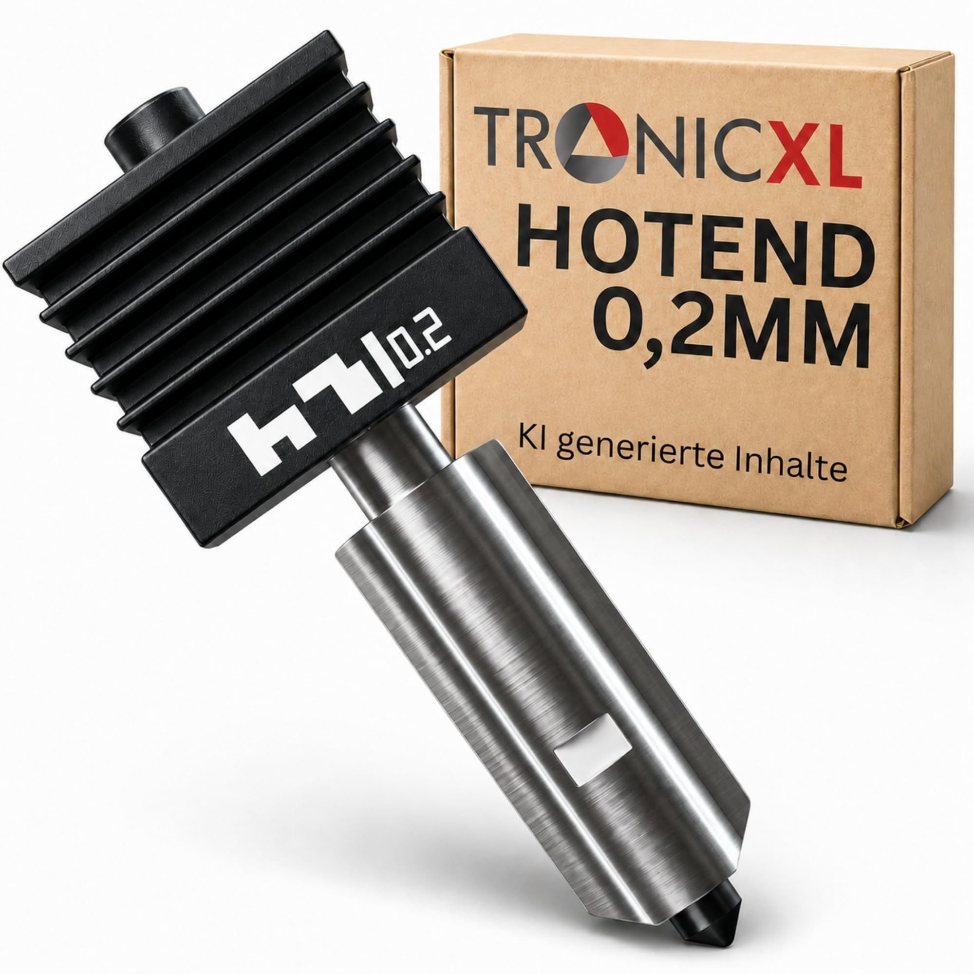 TronicXL 3D-Drucker P2S H2S H2D Hotend 0,2mm Düse passend für Bambu Lab 3D Drucker Nozzle, Zubehör Ersatzteil Ersatzteile