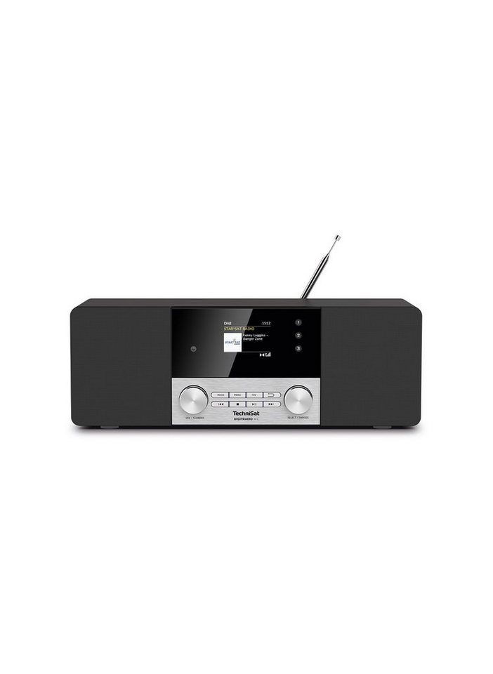 TechniSat DigitRadio 4 C - Heimradio - schwarz Digitalradio (DAB) ( Digitalradio (DAB), UKW mit RDS)