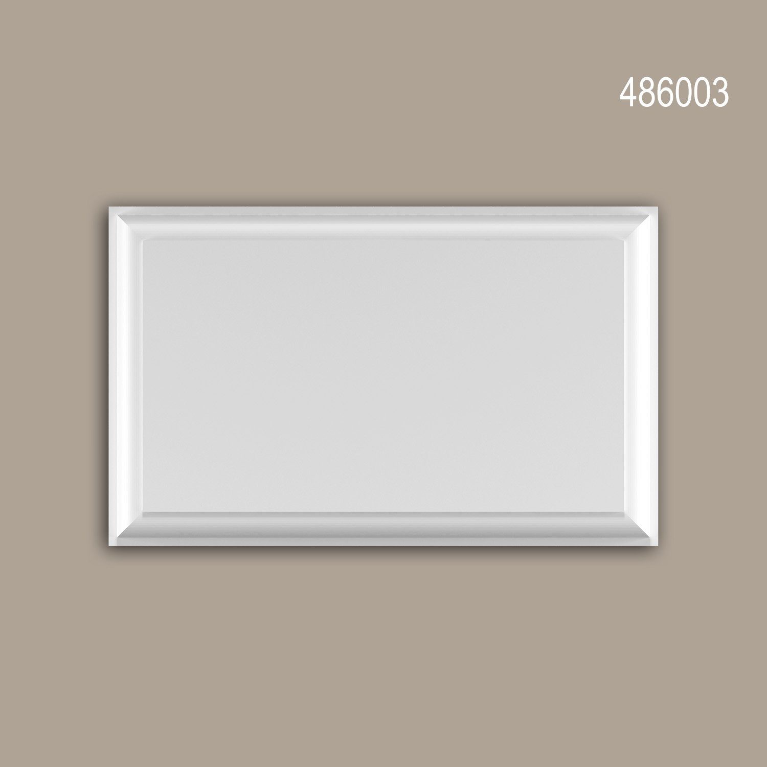 Profhome Wanddekoobjekt 486003 (Bosse, 1 St., Fassadenelement, Zierelement, Außenstuck, Wanddekor), weiß, vorgrundiert, für Fassadendekoration, Stil: Zeitlos / Klassisch