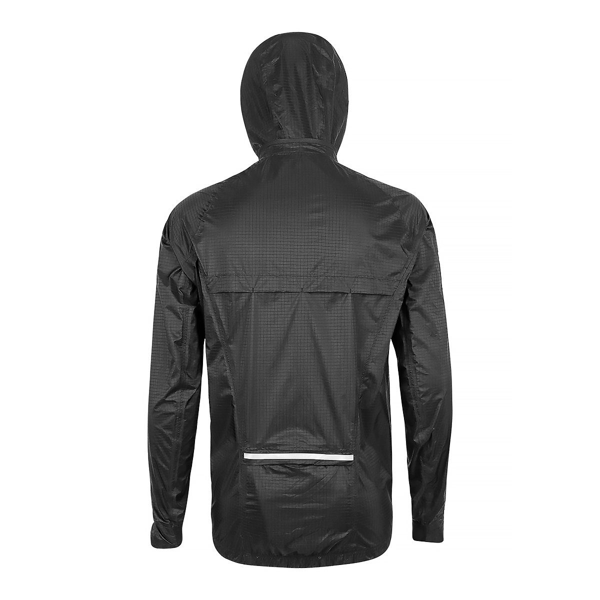 MidGard Fahrradjacke Fahrrad Regenjacke mit Schwarz Unisex Kapuze, Jacke atmungsaktiv