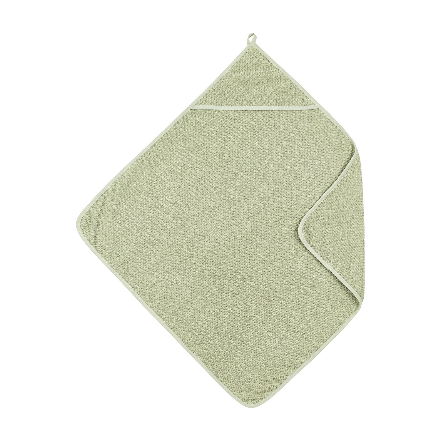 Kapuzenhandtuch Popcorn Soft Olive