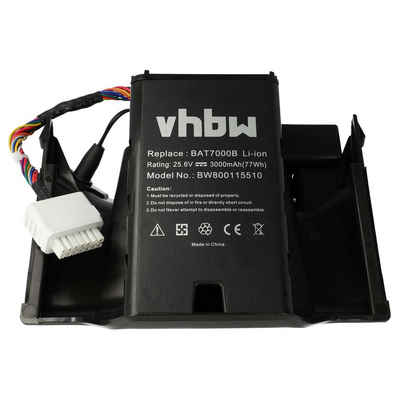 vhbw kompatibel mit Robomow Premium RC306, RC304u Akku Li-Ion 3000 mAh (25,6 V)