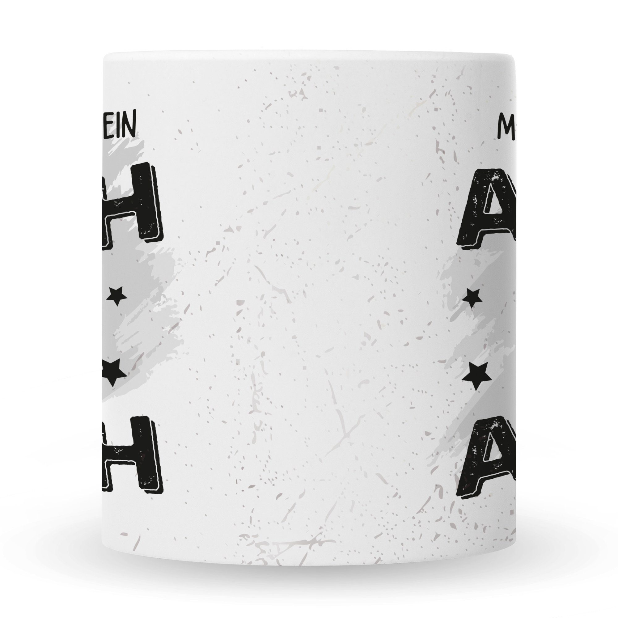 GRAVURZEILE Tasse GRAVURZEILE Tasse mit Spruch - Du bist mein Arsch, Keramik, Farbe: Weiß