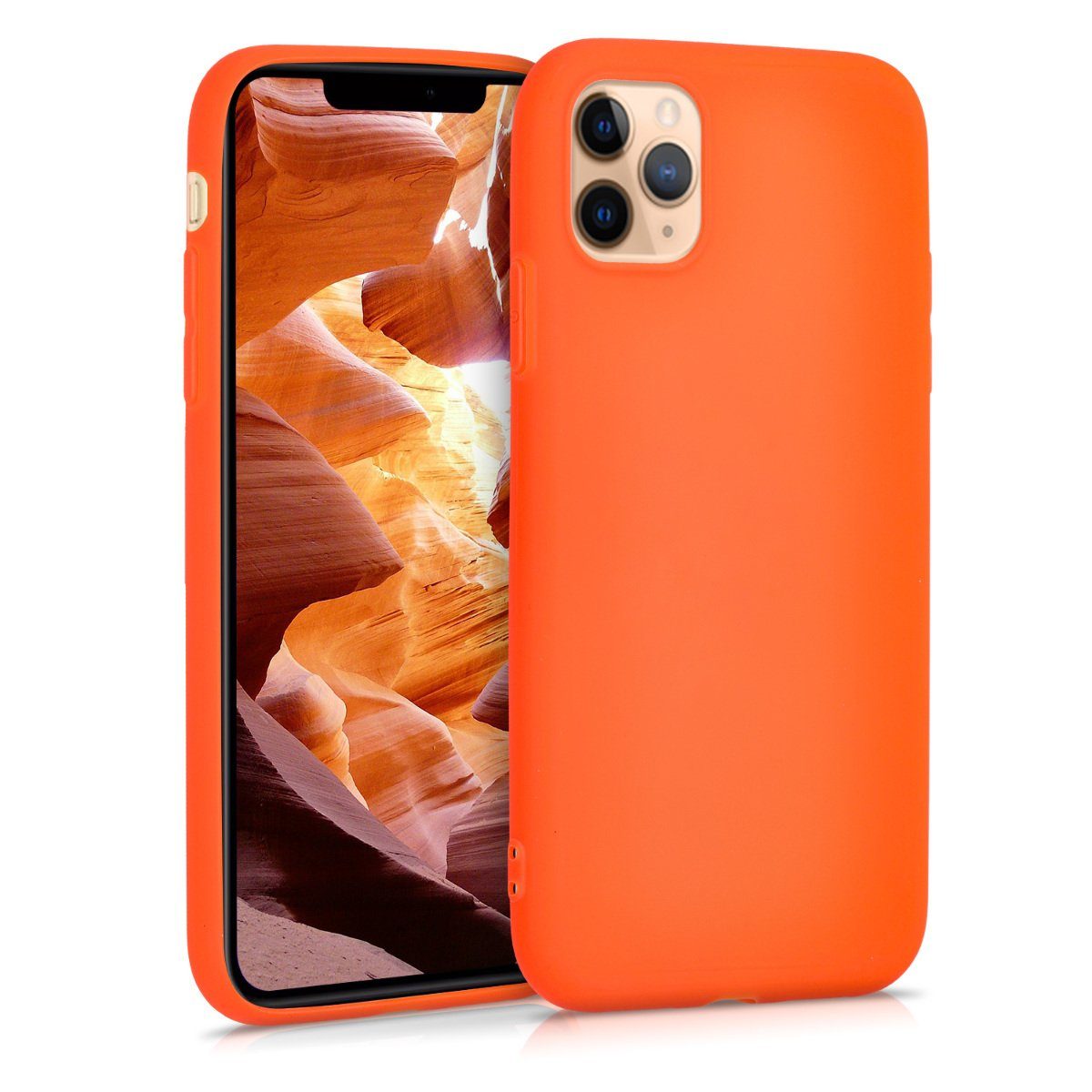 kwmobile Handyhülle Hülle für Apple iPhone 11 Pro, Hülle Silikon - Soft Handyhülle - Handy Case Cover