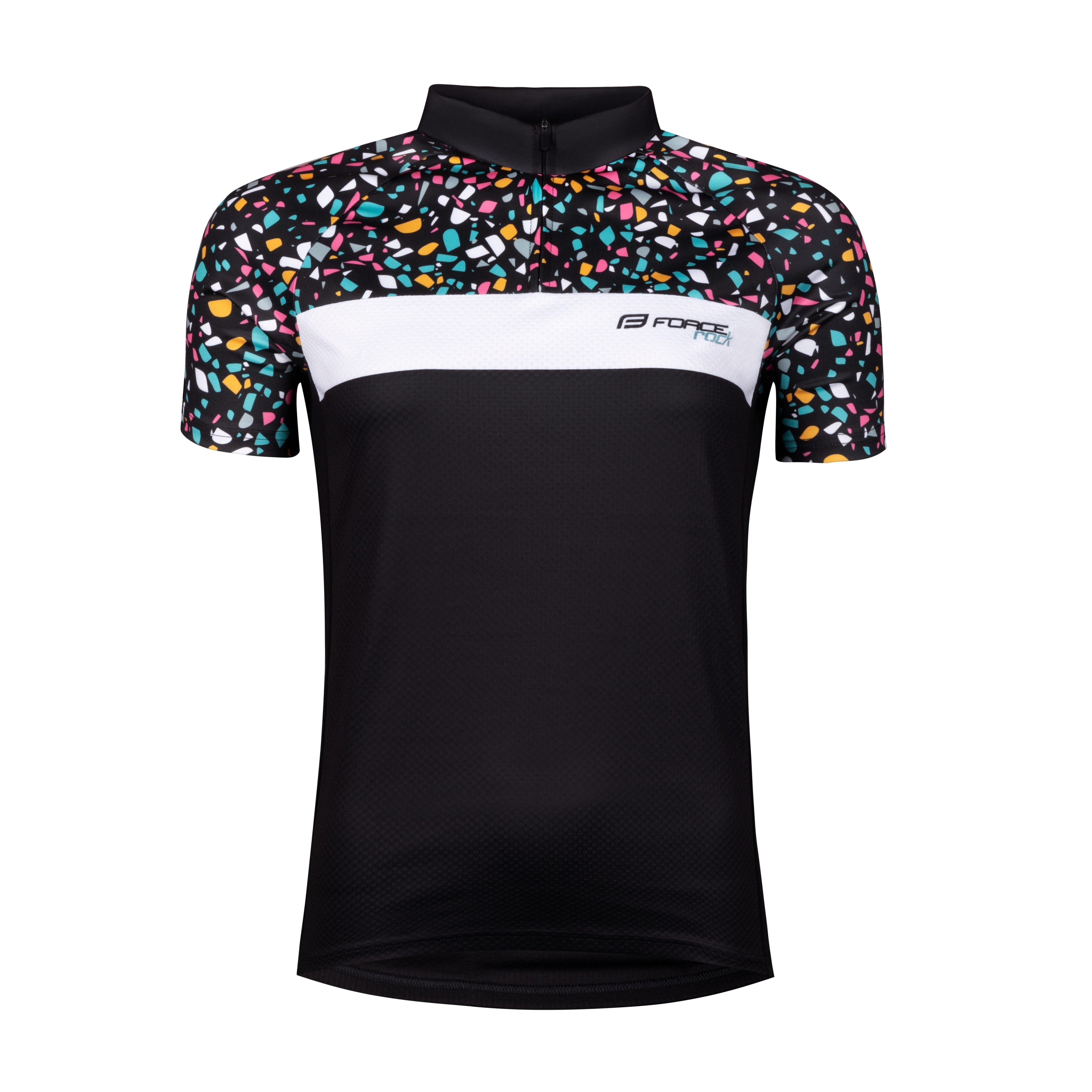 FORCE Radtrikot Jersey FORCE ROCK LADY shirt kurzarm schwarz %%% günstig online kaufen