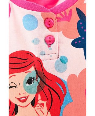 Disney Princess Schlafanzug Arielle (2 tlg) Pyjama Set kurz - Mädchen Shorty Gr. 98-128 cm