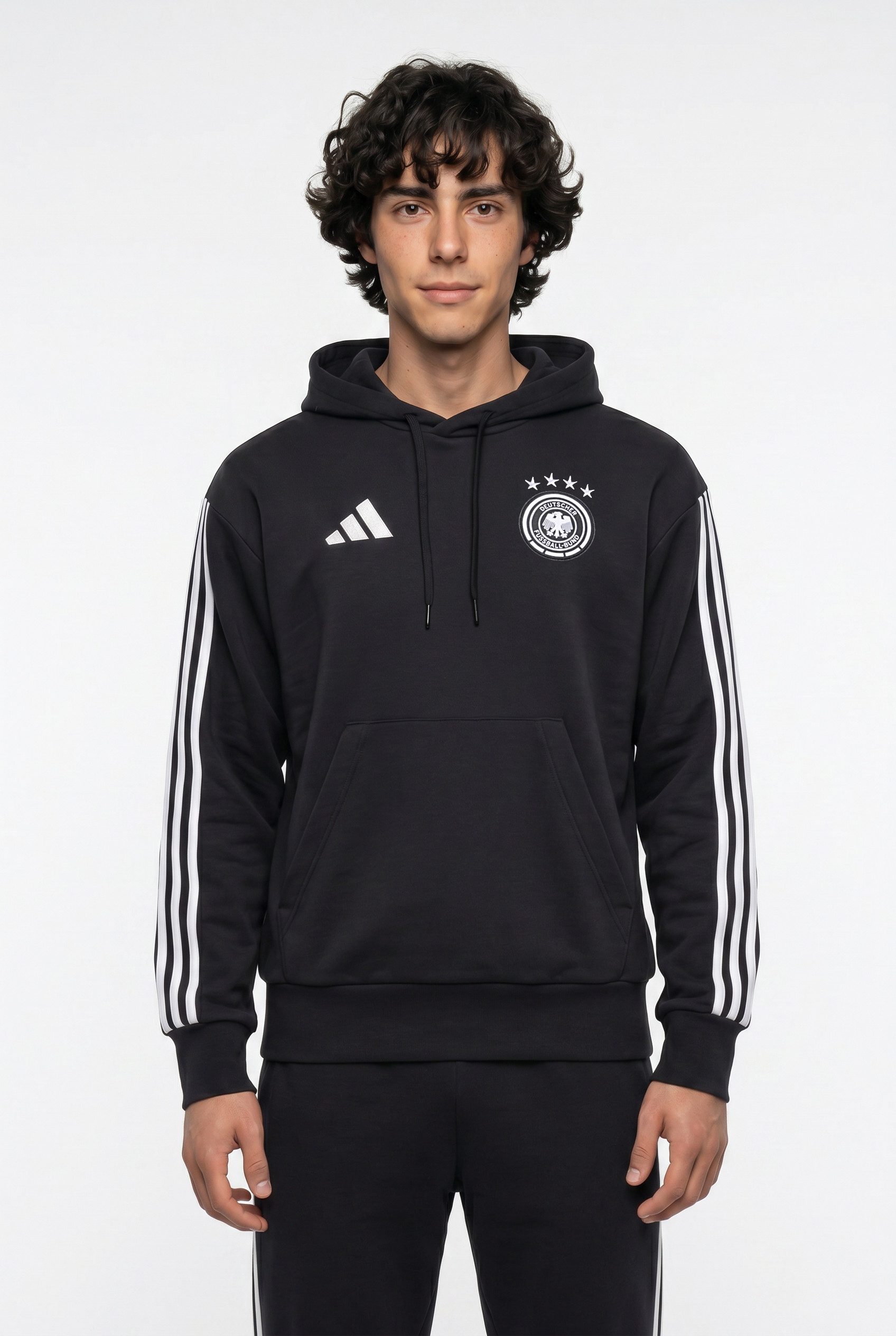 adidas Performance Sweatshirt DFB DNA HD mit angesetzten Bündchen an den Ärmeln