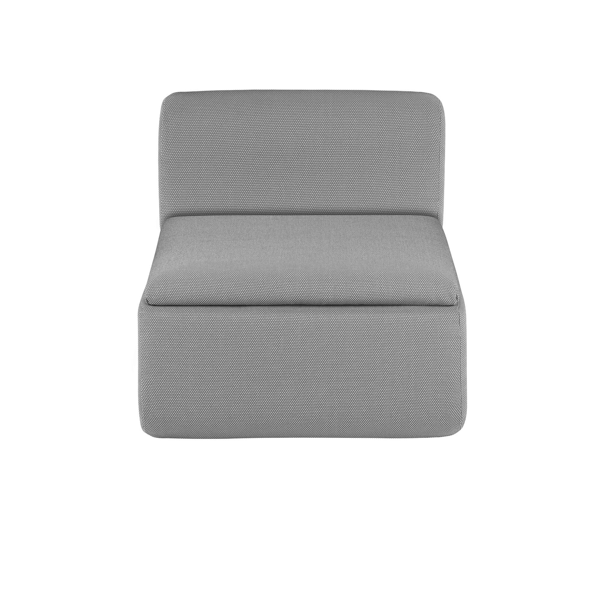 blomus Loungesofa 1-Sitzer Modul -GROVA- Sitzmodul, Couch-Modul, Sofa: Outdoor, 1 Teile, Wetterfester Olefin-Stoff, flexible Loungeflächen, Kombinierbar