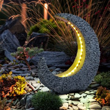 etc-shop Gartenleuchte, LED-Leuchtmittel fest verbaut, Warmweiß, Gartendeko Solarlampen für Außen Tischdeko Gartentisch Garten