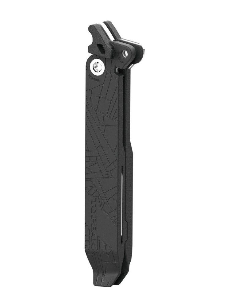 Topeak Fahrradreifenheber Lever X Kettenschloss-Reifenheber-Werkzeug aus Stahl in Schwarz