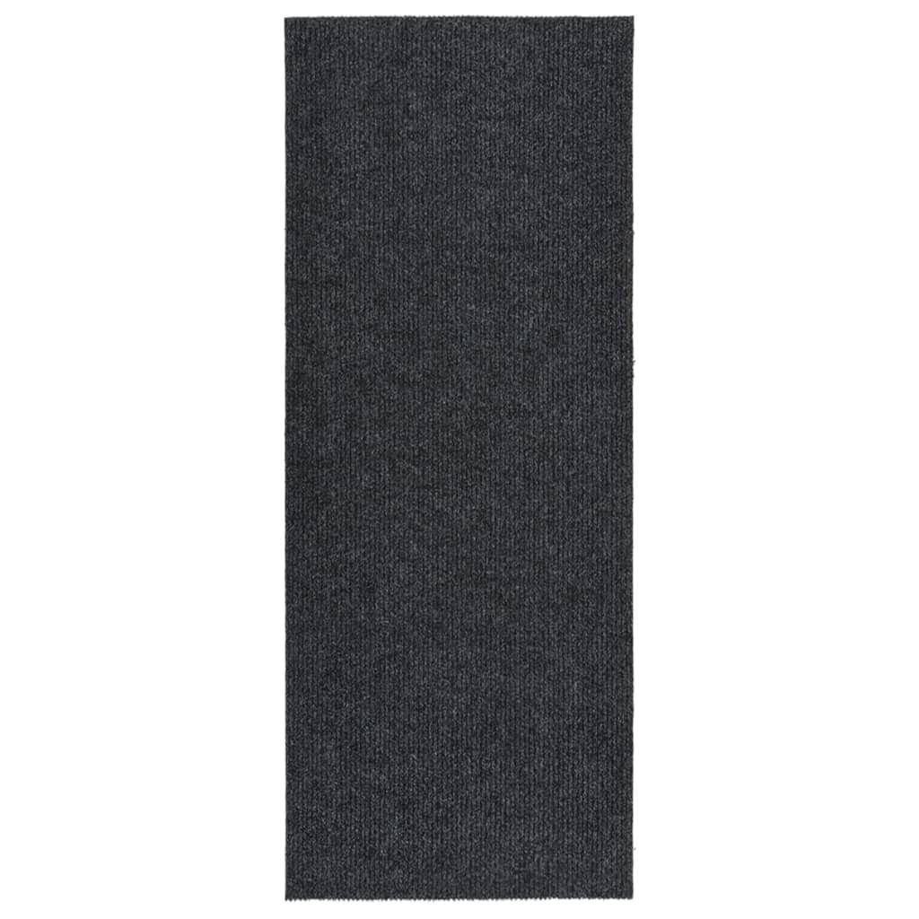 Teppich Schmutzfangläufer 100x250 cm Anthrazit