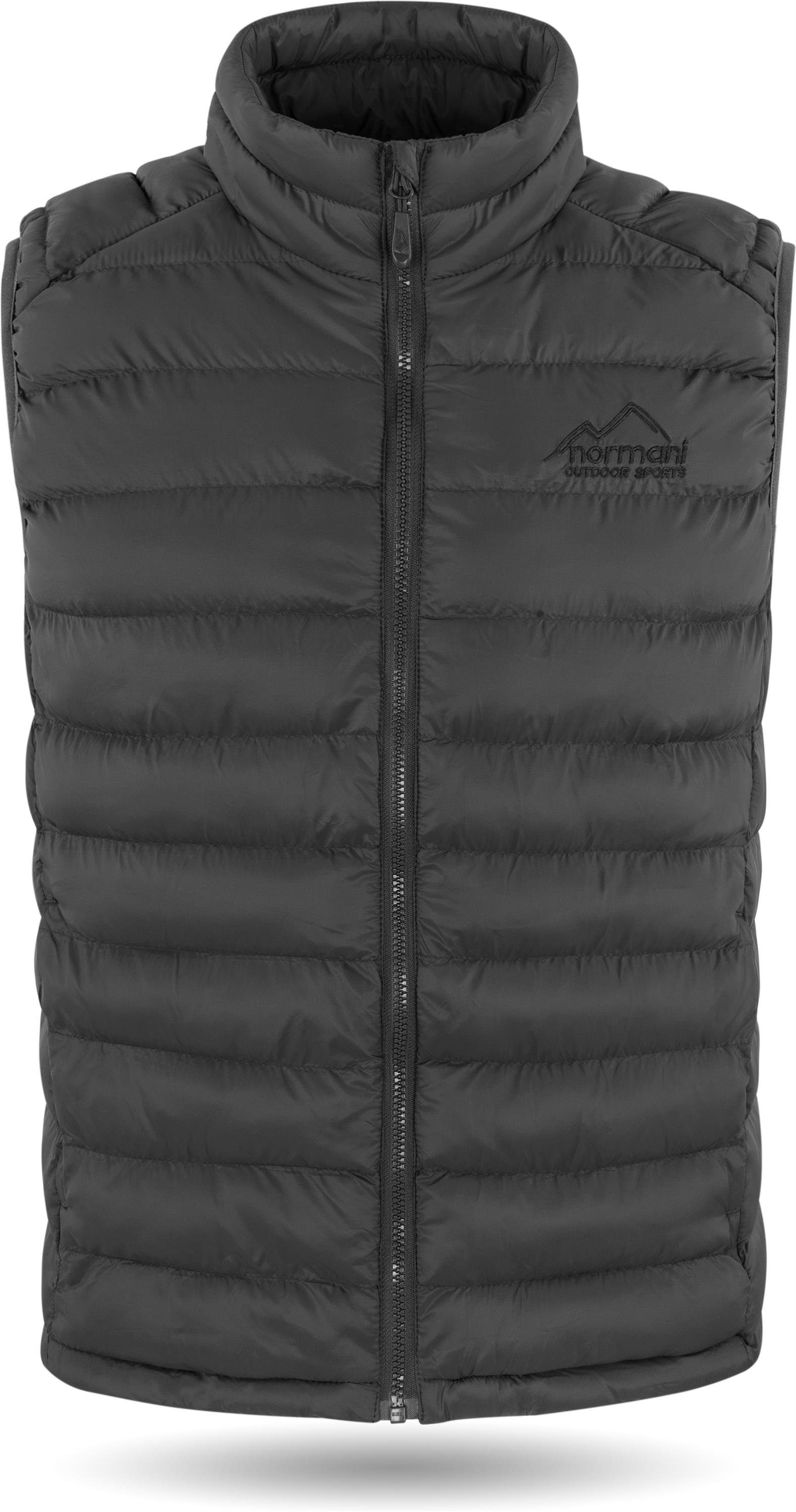 normani Funktionsweste Herren Weste Turku Wattierte Outdoor Steppweste Winddicher Midlayer mit Stehkragen