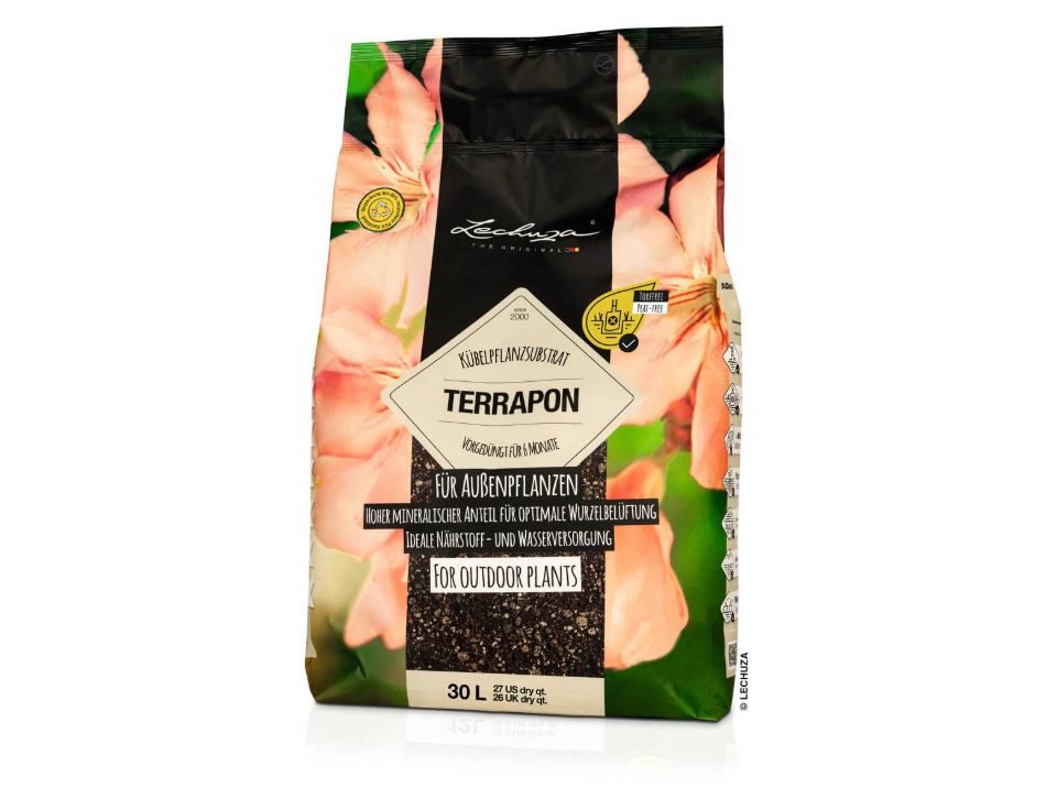 Lechuza® Gartenbau-Substrat Lechuza Pflanzsubtrat Terrapon 30 l torffrei, Torffrei