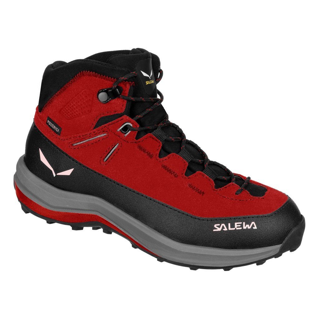 Salewa MTN Trainer 2 Mid PTX (Powertex, wasserdicht) weinrot Kinder Wanderschuh
