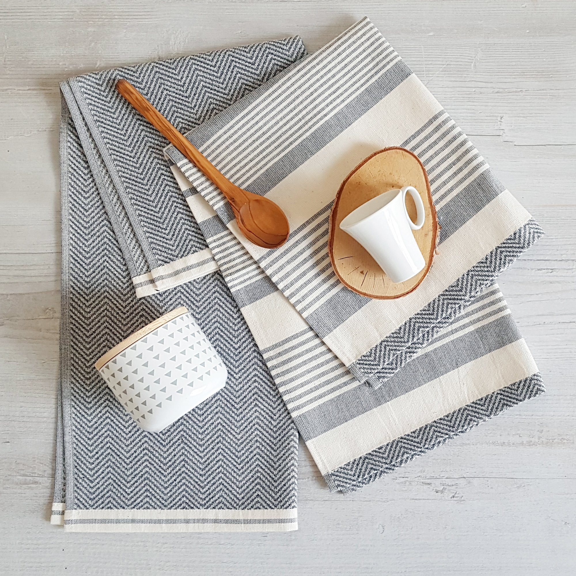 framsohn frottier Geschirrtuch Modern Living Fischgrät, (Set, 3-tlg), dicht günstig online kaufen