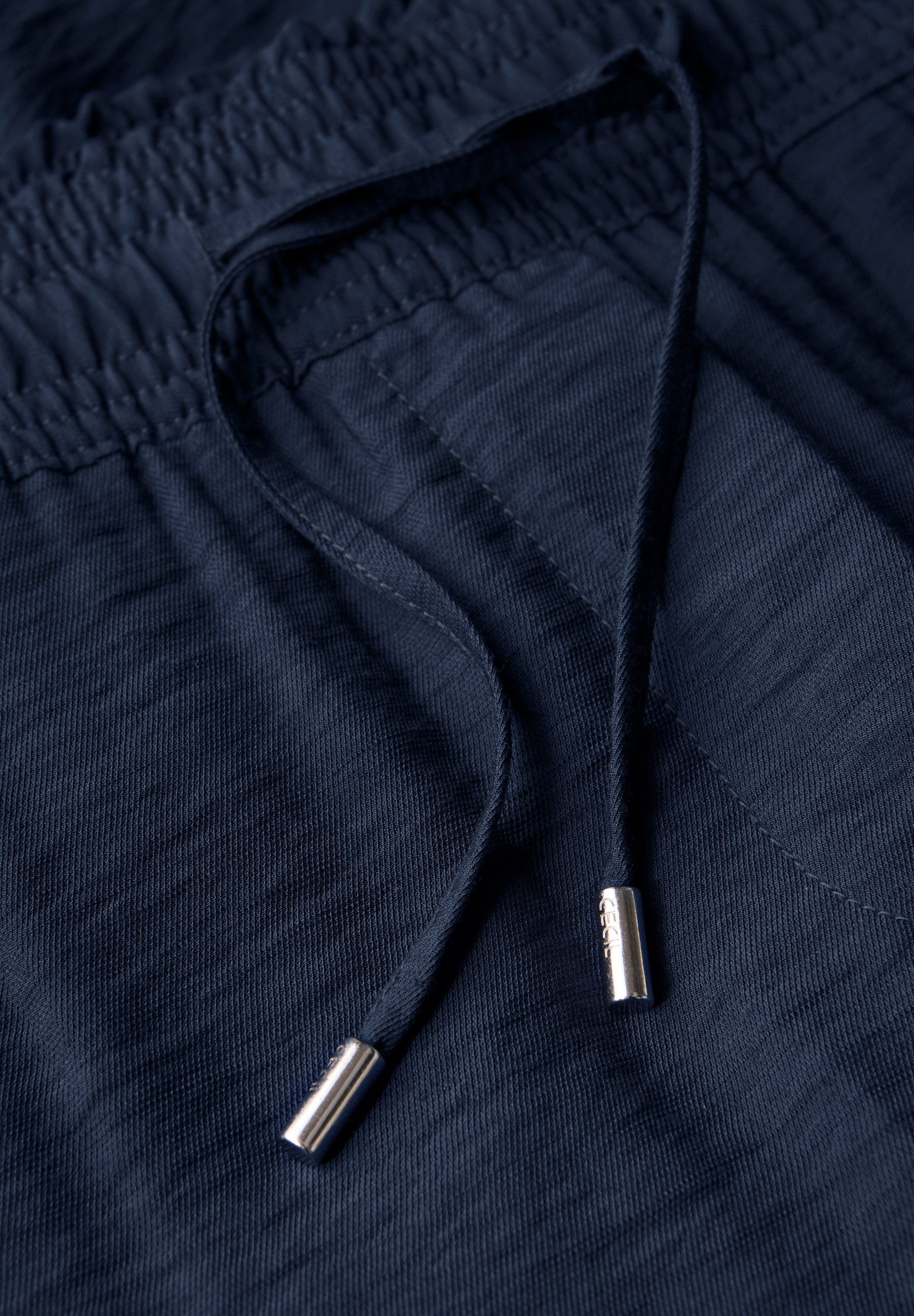 CECIL Stoffhose Style Neele Sommerhose 7/8 Twill mit Struktur