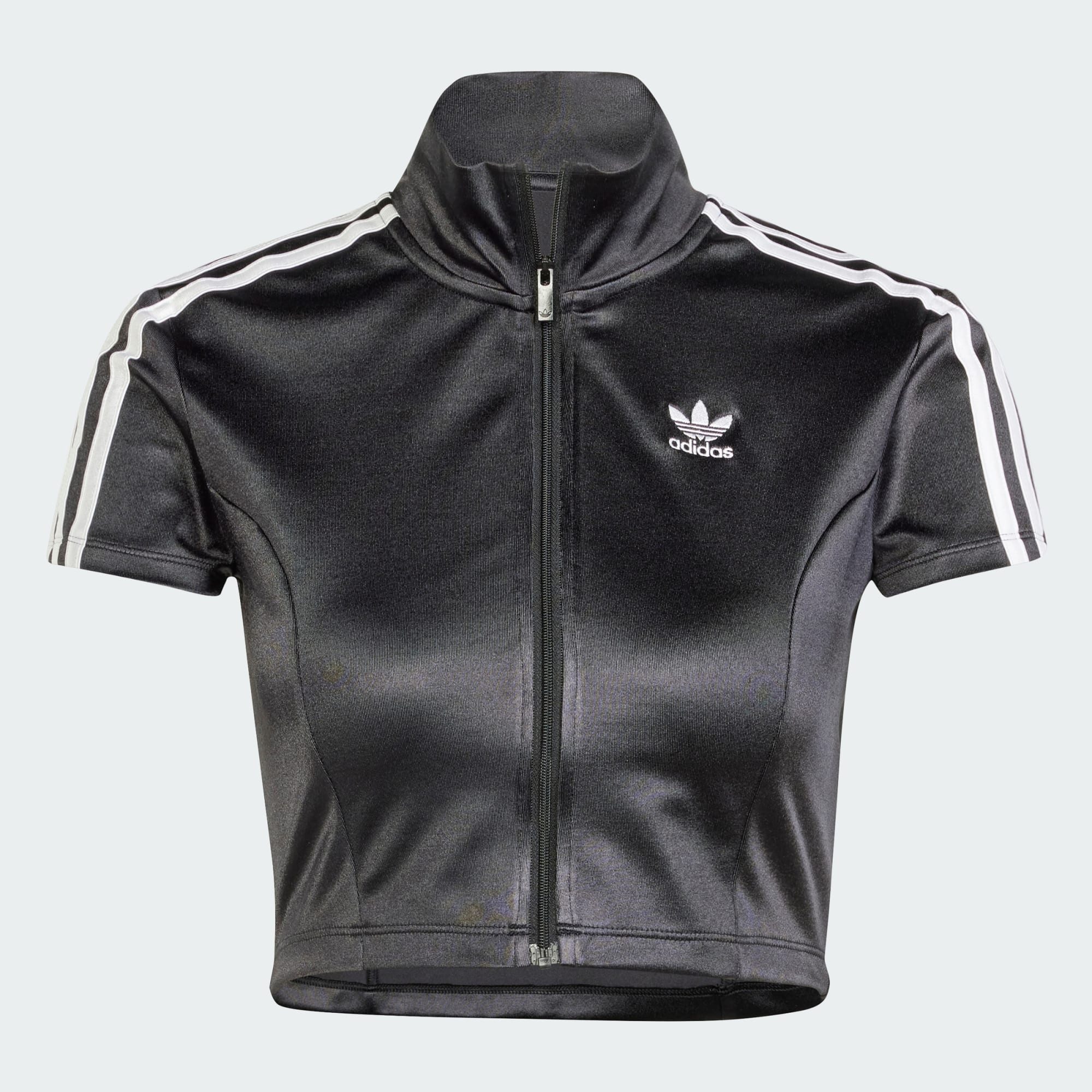 adidas Originals Crop-Top KURZÄRMELIGES ADICOLOR TRACK TOP (1-tlg)