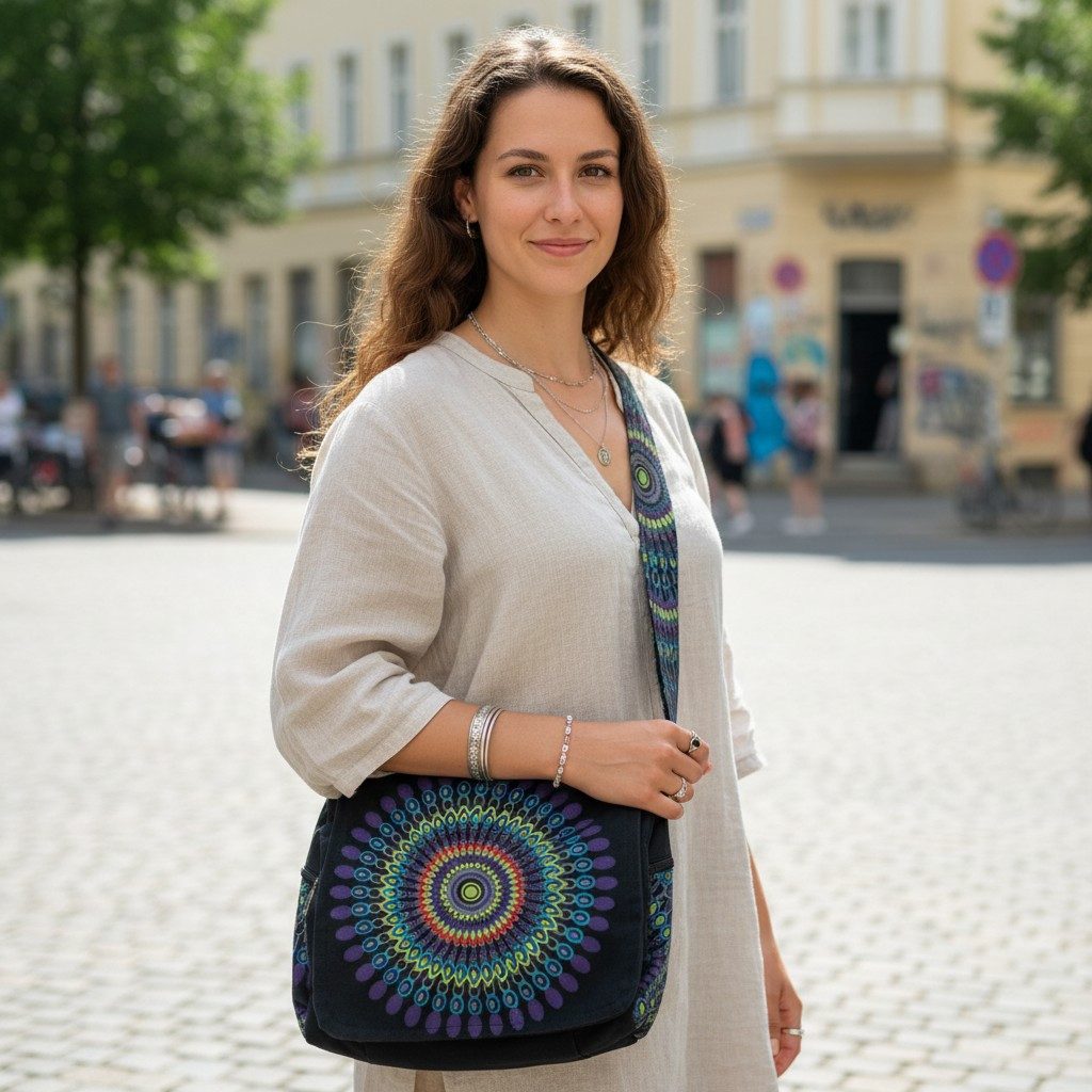 Guru-Shop Schultertasche Schultertasche, Hippie Tasche, Goa Tasche -.. günstig online kaufen