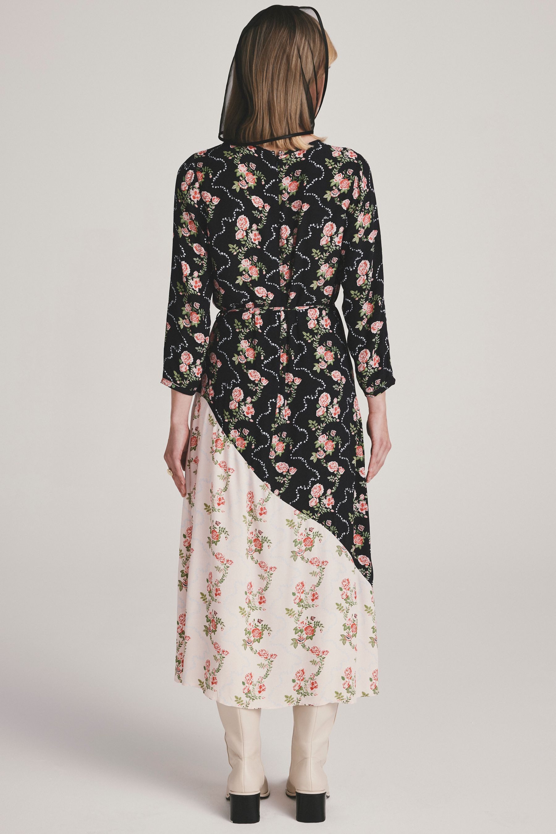 Cath Kidston Druckkleid Cath Kidston Langarm-Kleid (1-tlg)