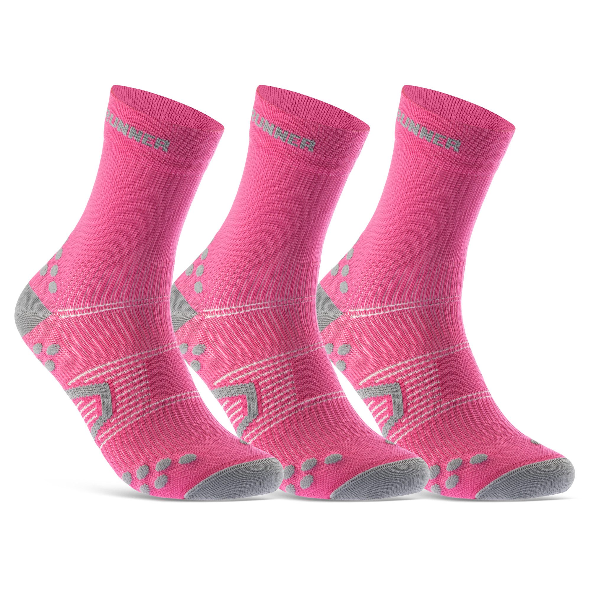 sockenkauf24 Laufsocken Sportsocken für Herren & Damen Laufsocken (3-Paar) Atmungsaktive Running Socks 50201P WP