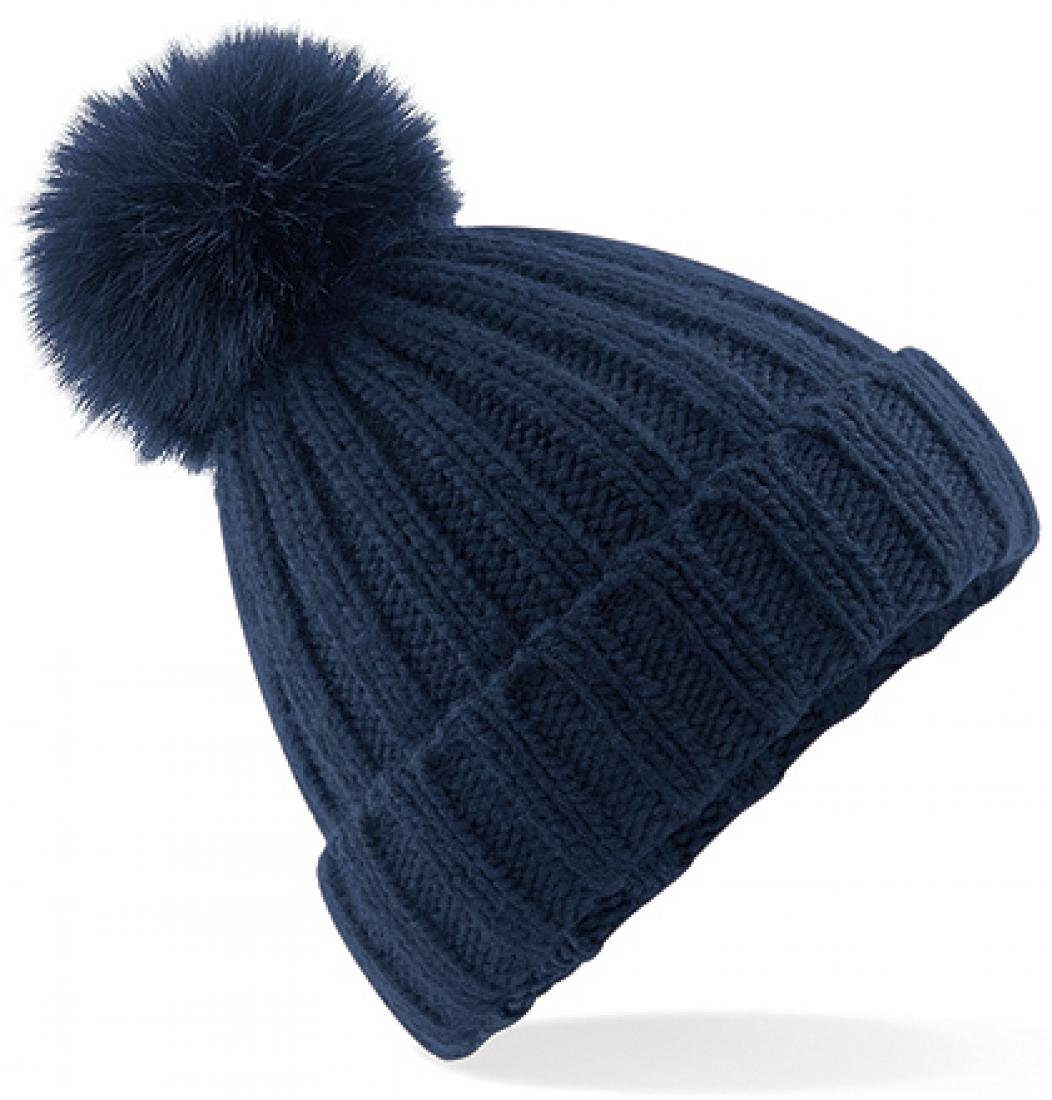 Bommelmütze Verbier Fur Pom Pom Chunky Beanie