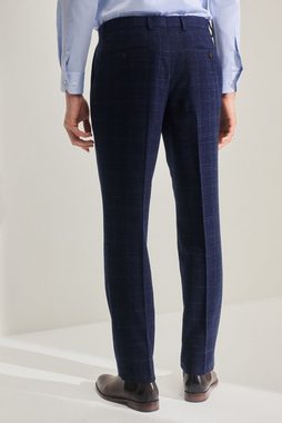 Next Anzughose Anzug mit Strukturkaro im Tailored Fit: Hose (1-tlg)