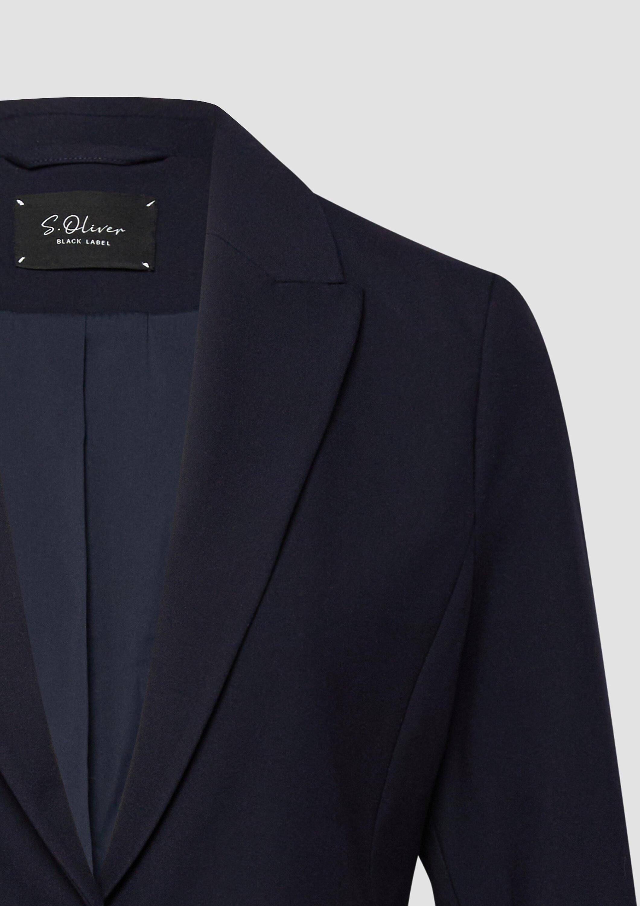 s.Oliver Jackenblazer Indoor-Blazer Viskosemix-Blazer im Slim Fit