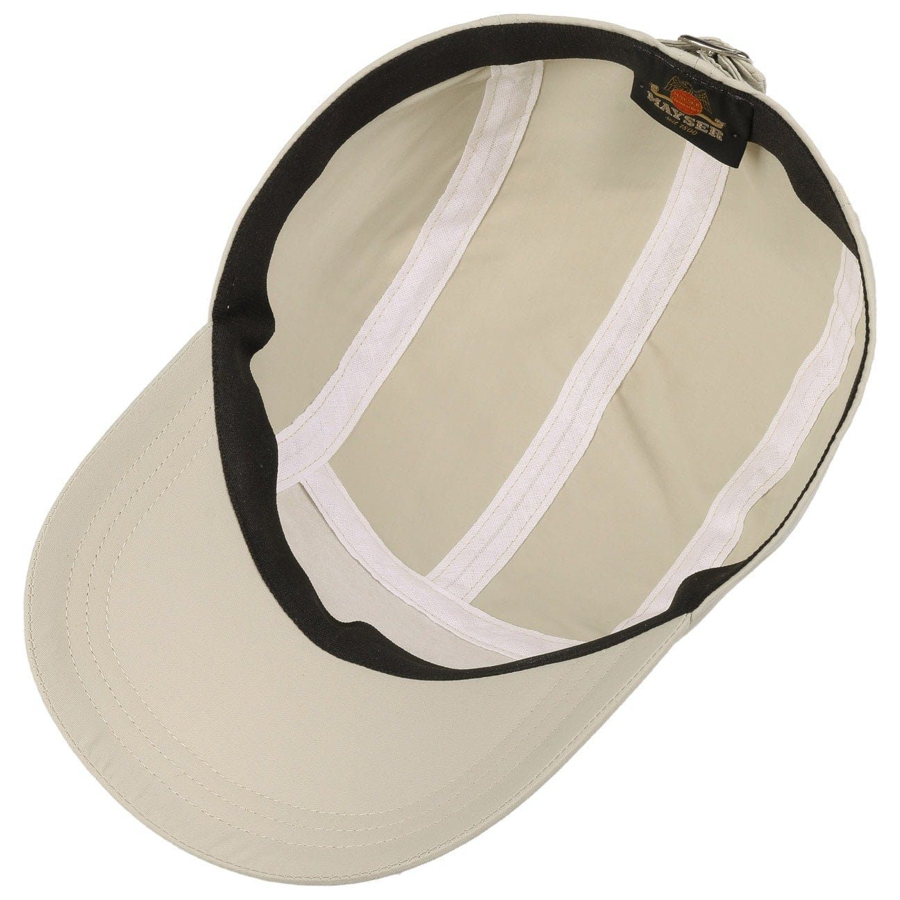 Mayser Baseball Cap (1-St) Sonnencap the geschlossen, EU hellbeige Made in Hinten