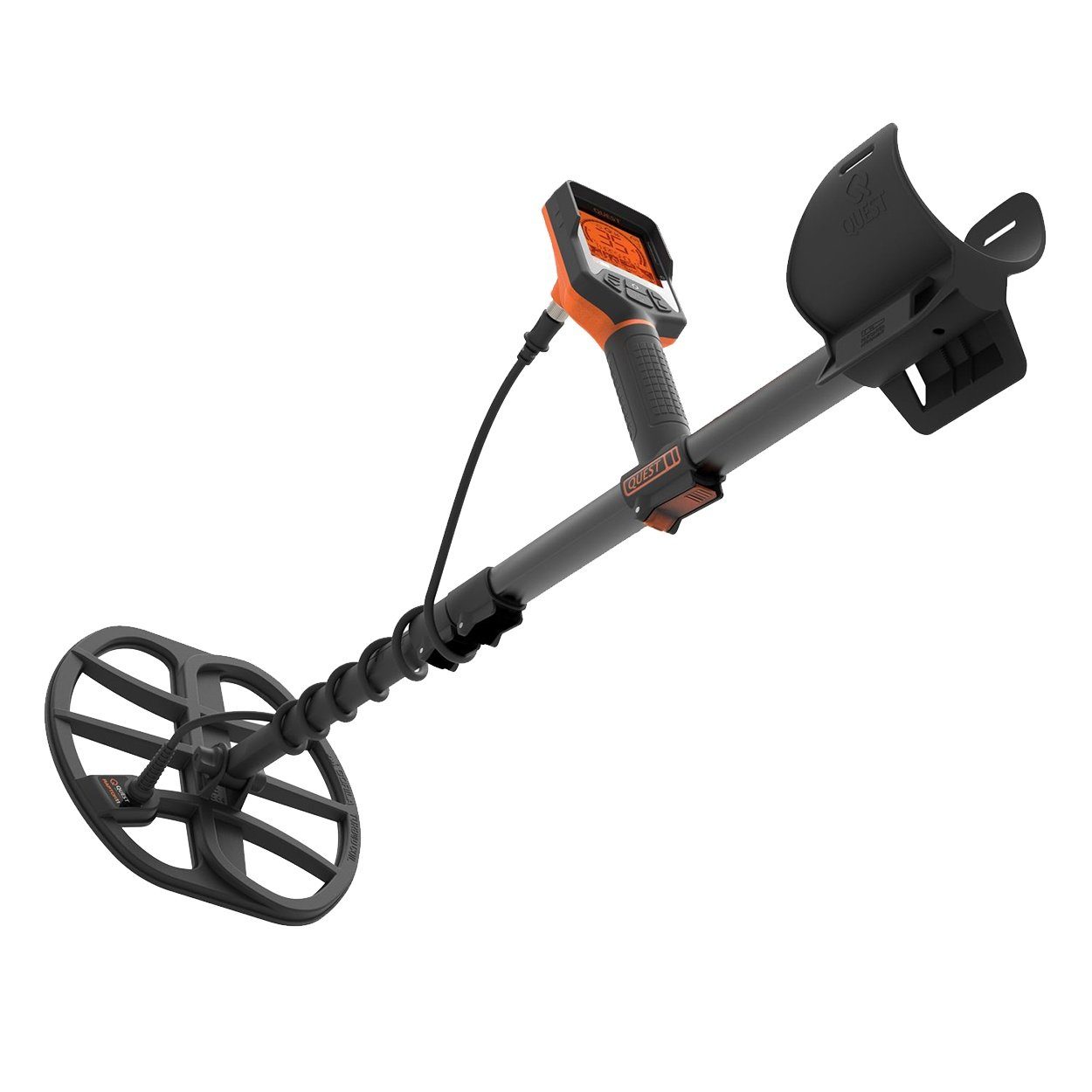 Quest Metalldetektor Q35 + Xpointer Orange