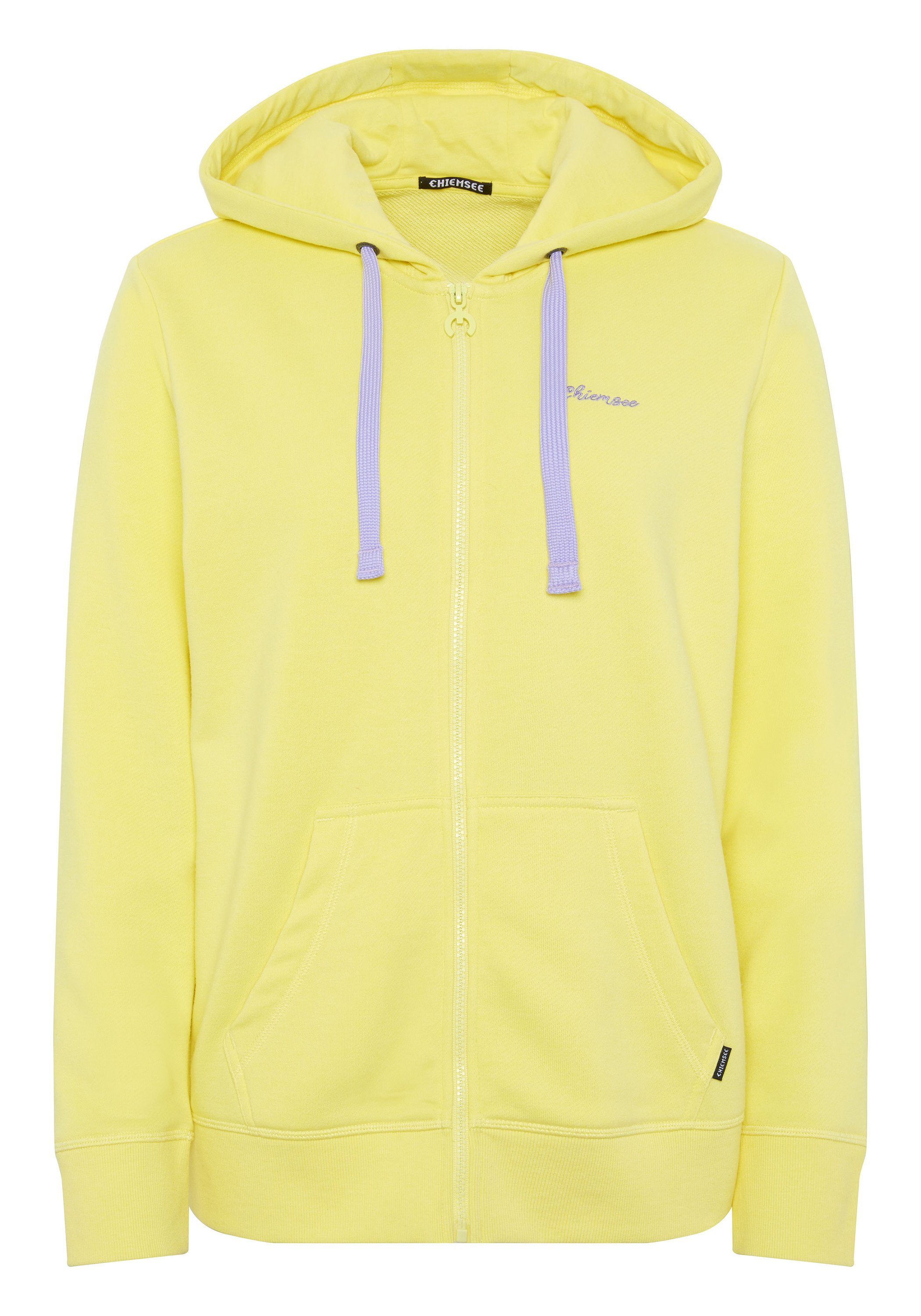 Chiemsee Sweatjacke Kapuzenjacke mit Paradise-Beach-Print 1