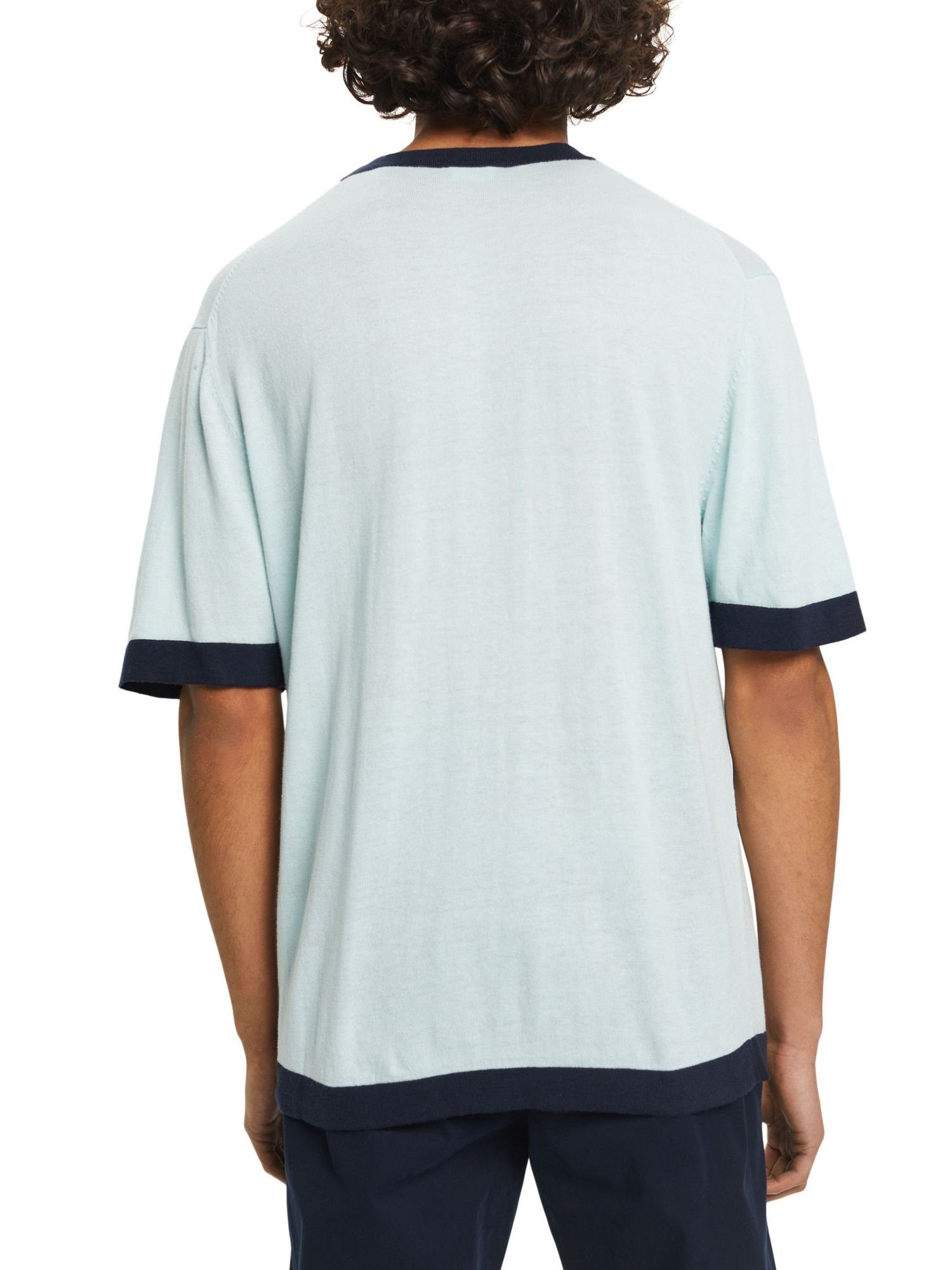 GREEN (1-tlg) AQUA LIGHT Esprit Collection Strick-T-Shirt T-Shirt
