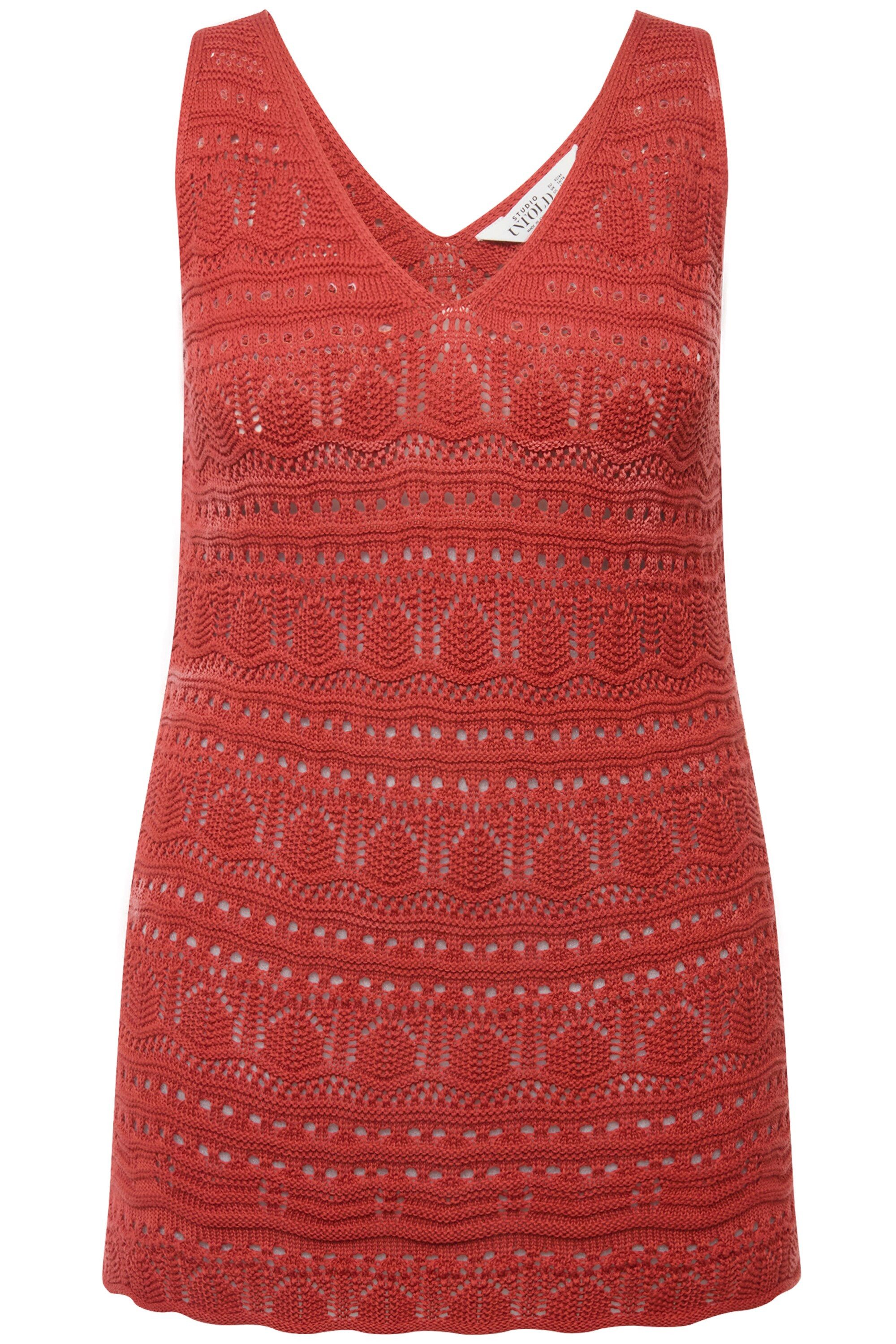 Studio Untold Longtop Top Ajourstrick A-Line günstig online kaufen