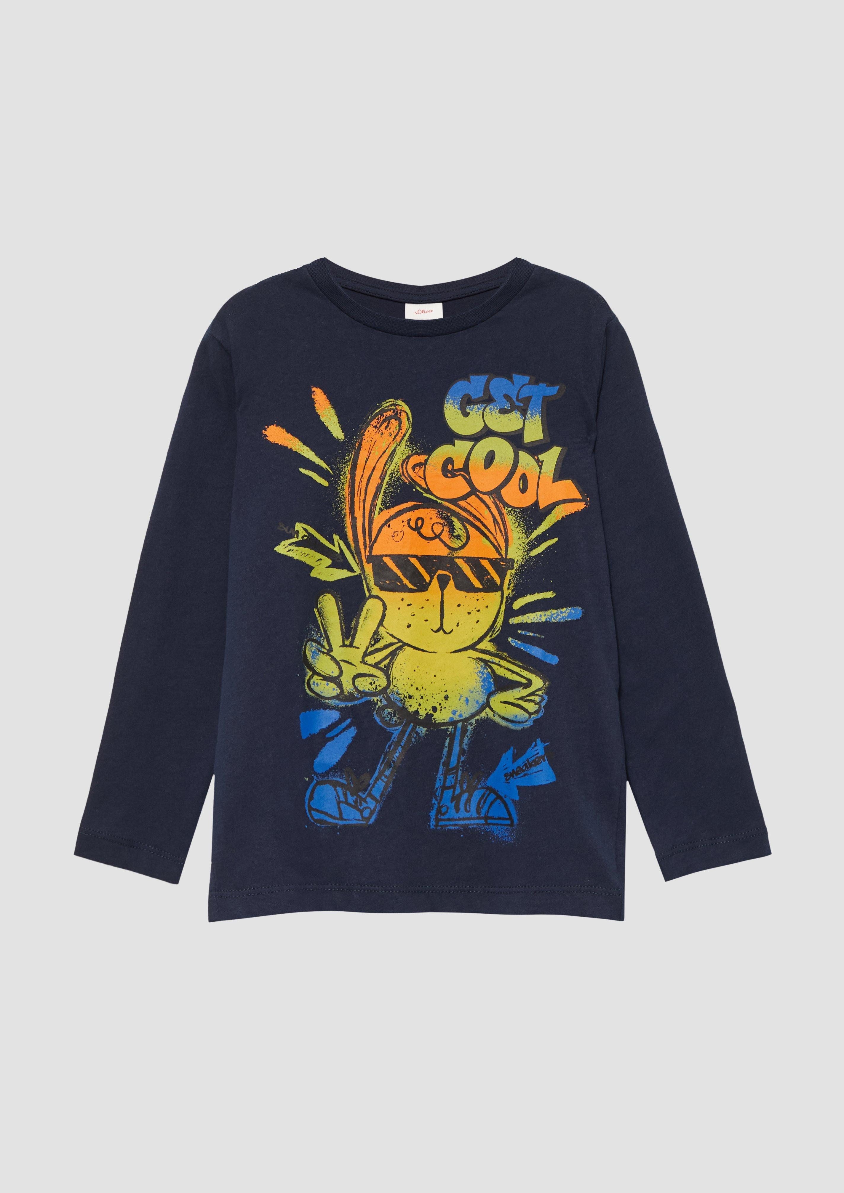 Langarmshirt Longsleeve mit Frontprint